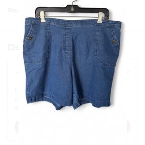Alia Classic Blue Jean Shorts